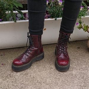 Vegan Jadon II Cherry Doc Martens